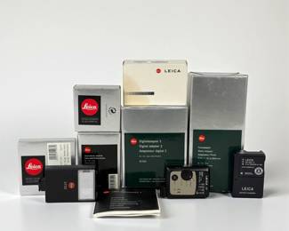 Leica Accessories In Original Boxes
