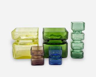 (5) Helena Tynell "Pala" Glass Vases
