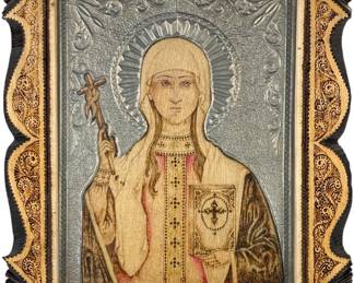 Russian Icon of Saint Nino the Enlightener of Georgia
