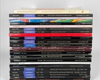 (25) Sotheby's Catalogs - 20th Century Art/Design (C)
