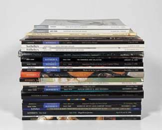 (27) Sotheby's Catalogs - Jewelry/Glass/Architecture and Design (G)
