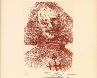 After Dali "El Greco" Etching
