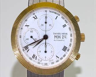 Daniel Mink 18K & Stainless Automatic 40mm Chronograph
