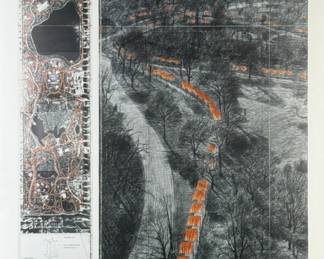 Christo "The Gates" Central Park Poster
