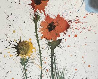 Salvador Dali "Spring Explosive" Lithograph
