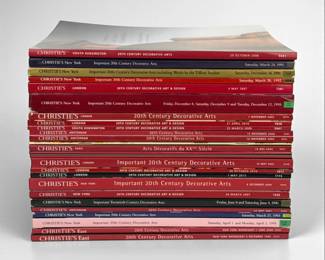 (26) Christie's Catalogs - 20th Century Decorative Arts (H)
