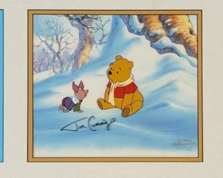Original Winnie The Pooh Cel and Drawings
