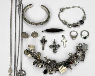 Group Of Sterling Silver Jewelry (A)
