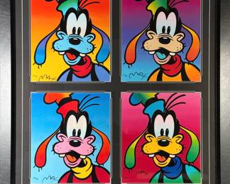 Peter Max 'Goofy' Suite of Four Serigraphs
