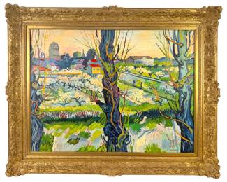 After Van Gogh Elmyr De Hory Oil on Canvas
