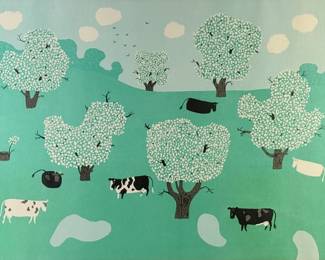 Doris Lee "Blossom Time" Lithograph
