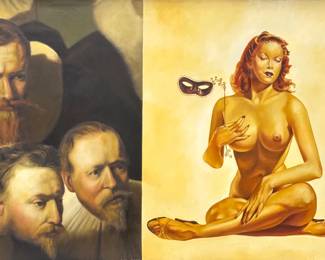 Carlos Perez "Anatomy Lesson" Oil on Canvas
