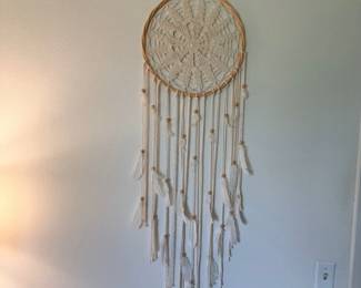 Woven dream catcher
