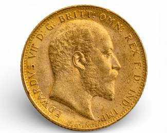 Lot 35
Edward VII 22K Gold Sovergn 1904