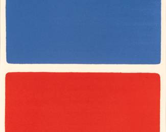 Lot 1013
Ellsworth Kelly (American, 1923-2015) Lithograph in Colors on Wove Paper 1966, 'Untitled (from the Gravures Maeght Editeur Exhibition Catalog)'