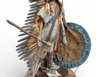 Lot 1043
David McGary (American, 1958-2013) Bronze Statue 2007, 'In His Father's Footsteps'