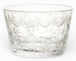 Lot 52
William Yeoward, (England) Cut Crystal Bowl H 4.5" Dia. 6.75"