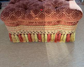 Ottoman with Fringe