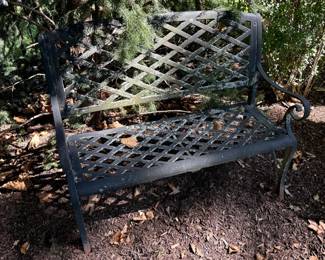 Cast Aluminum Bench