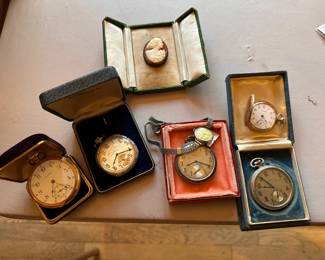pocket watches and jewelry