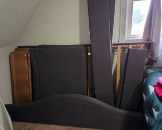 Baxton Studio Upholstered Platform Bed Frame