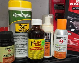 Firearm Cleaning and Lubrication Products Lot
