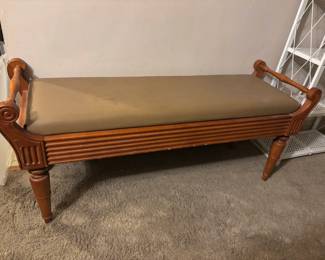 Regency Style Mahogany Hall Bench