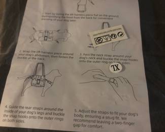 Senior Buddy Dog Lift Harness