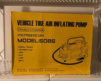 Cylinder V PSI Portable Air Compressor Tire Inflator