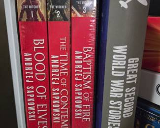 The Witcher Saga Book Set Books  and Great Second World War Stories