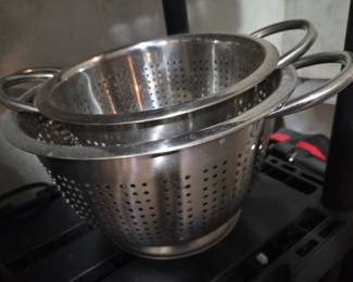 Set of Stainless Steel Colanders