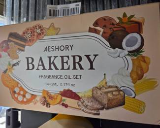 Aeshory Bakery Fragrance Oil Set  x ml Bottles