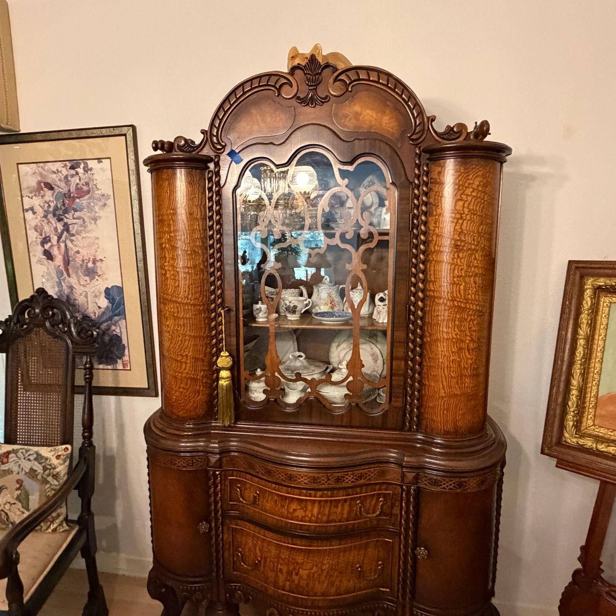 China cabinet is not for sale -- only the contents