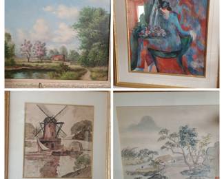 Nice Variety of Original Art Work.