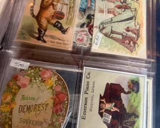 Antique Advertising Cards and Ephemera
