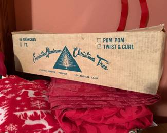 Vintage Everlasting Aluminum Christmas Tree