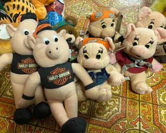 Harley-Davidson Motorcycles Pigs