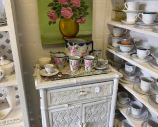 lemonade set, floral art