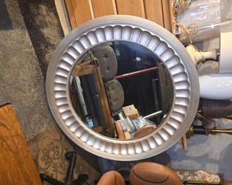 Big round mirror