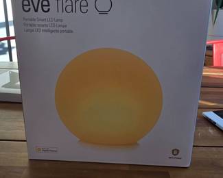Portable smart lamp with changing colors and unopened box