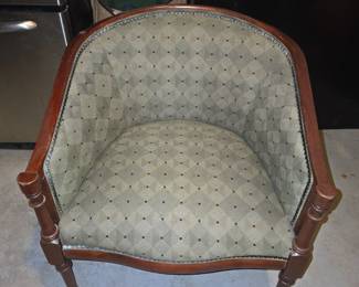 Antique Georgian Barrel back chair