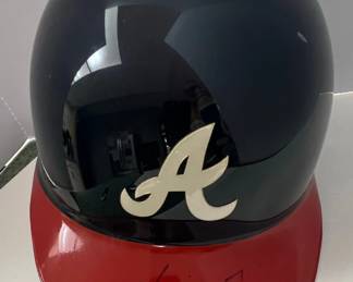  Autographed Atlanta Braves Helmet