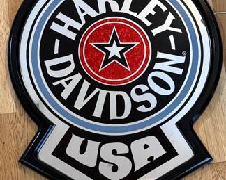 Harley Davidson USA Metal Sign