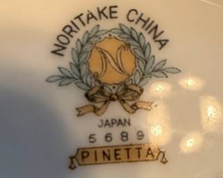 Noritake China Pinetta Pattern Dinnerware
