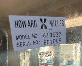 Howard Miller Westminster Chime Mantel Clock and Barometer Set