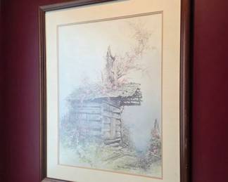 Rambling Rose Print by Ben Hampton