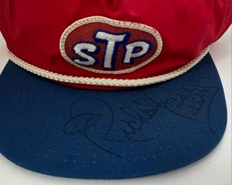 STP Richard Petty Trucker Hat with Autograph