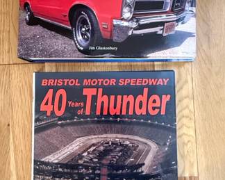 "The Ultimate Guide to Muscle Cars" and "Bristol Motor Speedway: 40 Years of Thunder"
