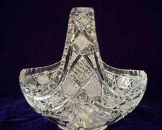 Brilliant Cut Glass Serving Items