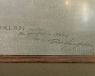 Ben Hampton "Mill Run" Limited Edition Print
